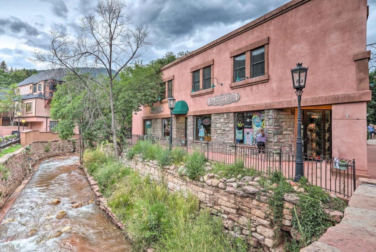 Downtown Manitou Springs Home Tranquil Creek View 외부 사진